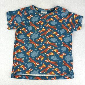 Piccalilly Fox Print Tee 2-3